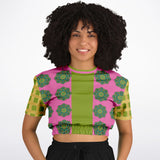 Jambalaya Cropped Sweater Cropped Short Sleeve Sweater - Thathoodyshop