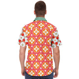 Tokyo Sunset S/S Button Down Shirt Short Sleeve Button Down Shirt - AOP - Thathoodyshop