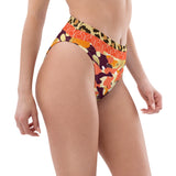 Me So Leopard Eco-Poly High-waisted Bikini Bottom Bikini - Thathoodyshop