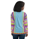 Groovy Purple Calypso Unisex Bomber Jacket Bomber Jacket - Thathoodyshop