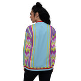 Groovy Purple Calypso Unisex Bomber Jacket Bomber Jacket - Thathoodyshop