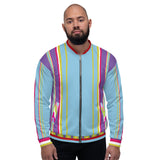 Groovy Purple Calypso Unisex Bomber Jacket Bomber Jacket - Thathoodyshop