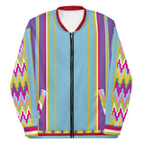 Groovy Purple Calypso Unisex Bomber Jacket Bomber Jacket - Thathoodyshop