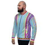 Groovy Purple Calypso Unisex Bomber Jacket Bomber Jacket - Thathoodyshop