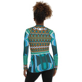 Turquoise Tonight Fashion Rashguard Top Rashguard - Thathoodyshop