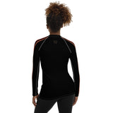Gold Line Black Fashion Rashguard Top Rashguard - Thathoodyshop