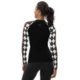 Gold Line Black Fashion Rashguard Top Rashguard - Thathoodyshop