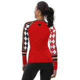 Gold Line Red Fashion Rashguard Top Rashguard - Thathoodyshop