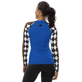 Gold Line Blue Fashion Rashguard Top Rashguard - Thathoodyshop