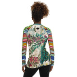 Green Peacock Fashion Rashguard Top Rashguard - Thathoodyshop