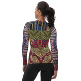 Red Melange Fashion Rashguard Top Rashguard - Thathoodyshop