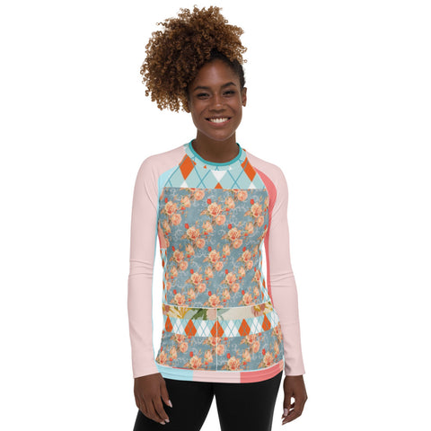 Peaches and Cream Fashion Rashguard Top Rashguard - Thathoodyshop