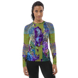 Purple Fusion Fashion Rashguard Top Rashguard - Thathoodyshop