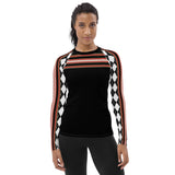 Gold Line Black Fashion Rashguard Top Rashguard - Thathoodyshop