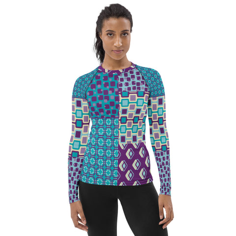 Purple Jetson Fashion Rashguard Top Rashguard - Thathoodyshop