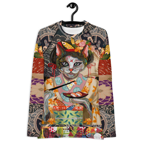 Sushi Boat Fashion Rashguard Top Rashguard - Thathoodyshop