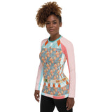 Peaches and Cream Fashion Rashguard Top Rashguard - Thathoodyshop