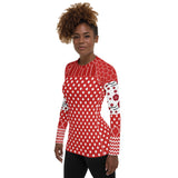 Red Crimson Fashion Rashguard Top Rashguard - Thathoodyshop