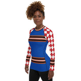 Gold Line Blue Fashion Rashguard Top Rashguard - Thathoodyshop