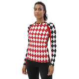 Argyle Me Fashion Rashguard Top Rashguard - Thathoodyshop