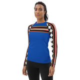 Gold Line Blue Fashion Rashguard Top Rashguard - Thathoodyshop