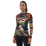Dapper Cat Fashion Rashguard Top Rashguard - Thathoodyshop