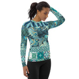 Green Meknes Fashion Rashguard Top Rashguard - Thathoodyshop