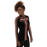 Gold Line Black Fashion Rashguard Top Rashguard - Thathoodyshop