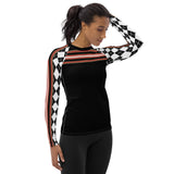 Gold Line Black Fashion Rashguard Top Rashguard - Thathoodyshop