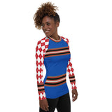 Gold Line Blue Fashion Rashguard Top Rashguard - Thathoodyshop