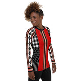 Gold Line Red DLX Fashion Rashguard Top Rashguard - Thathoodyshop
