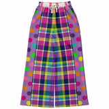 Mercury Retrograde Plaid SW Bellbottoms Flare Leg Pants - Thathoodyshop