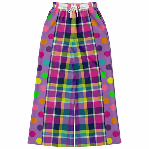 Mercury Retrograde Plaid SW Bellbottoms Flare Leg Pants - Thathoodyshop