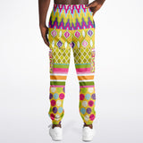 Hello Janis! Circus Patchwork Unisex Fleece Cargo Sweats Cargo Sweatpants - Thathoodyshop