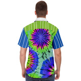 Slices of Lime S/S Button Down Shirt Short Sleeve Button Down Shirt - AOP - Thathoodyshop