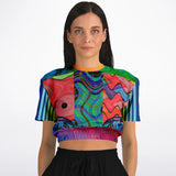 Me So Psychedelic Cropped Sweater Cropped Sweater - Thathoodyshop