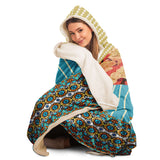 Sukiyaki Sherpa Fleece Hooded Blanket (3 Size Options) Hooded Blanket - AOP - Thathoodyshop