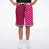 Shangri-La Basketball Shorts Basketball Short Rib - AOP - Thathoodyshop