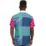 Cerulean Plaid Button Down Shirt Short Sleeve Button Down Shirt - Thathoodyshop