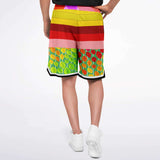 Rainbow-Tastic Basketball Shorts Basketball Short Rib - AOP - Thathoodyshop