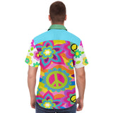 Glory Days S/S Button Down Shirt Short Sleeve Button Down Shirt - AOP - Thathoodyshop