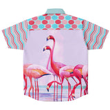 South Beach S/S Button Down Shirt Short Sleeve Button Down Shirt - AOP - Thathoodyshop