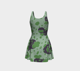 Funhouse Swirl Dress Flare Dress - Thathoodyshop