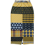 Dauphin Patchwork Stripe Long Pocket Skirt Long Pocket Skirt - Thathoodyshop