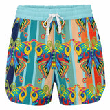 OG San Diego Butterfly Striped Running Shorts Running Shorts - Thathoodyshop