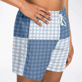 Blue Lagoon Dunkies Swim Trunks Men - AOP - Thathoodyshop