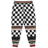 THS Snake Bite Checkmate Fleece Joggers Fashion Jogger - AOP - Thathoodyshop