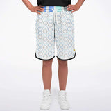 Blues Skies Ahead Basketball Shorts Basketball Short Rib - AOP - Thathoodyshop