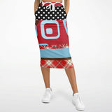 Red Pacific Palisades Long Pocket Skirt Long Pocket Skirt - Thathoodyshop