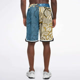 Blue Royale Basketball Shorts Basketball Short Rib - AOP - Thathoodyshop
